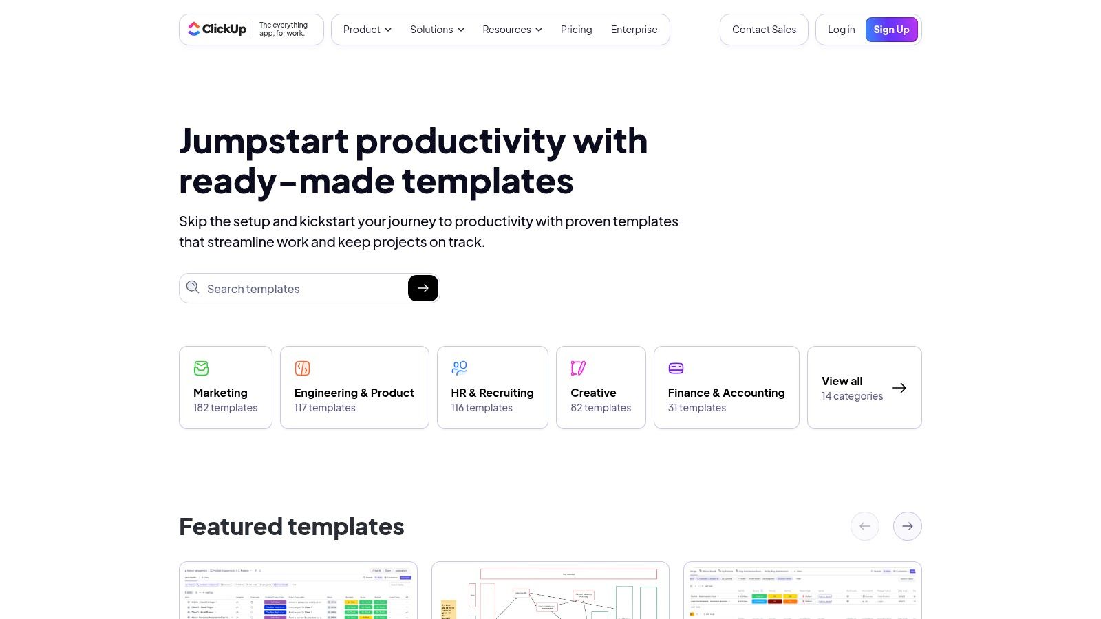 ClickUp Templates